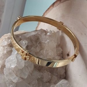 TORY BURCH LOGO BANGLE BRACELET